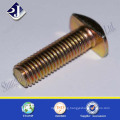 High Strength T Head Yellow Zinc Finished Bolt